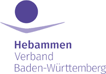 Lila Logo des Hebammenverband Baden Württemberg